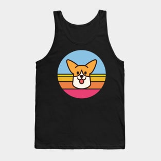 Sunset Walk with my Pembroke Welsh Corgi Tank Top